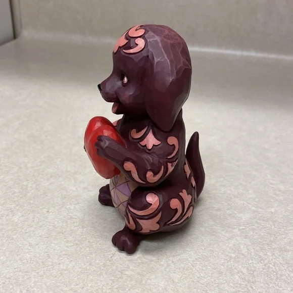 Jim Shore dog with heart . Love is a faithful friend - Picture 4 of 5